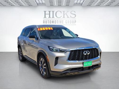 Warm Titanium 2024 INFINITI QX60 LUXE