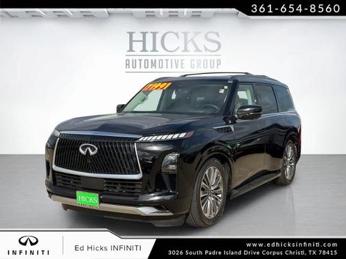Black Obsidian 2025 INFINITI QX80 LUXE