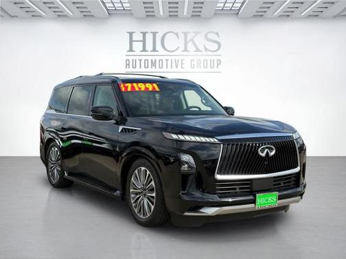 Black Obsidian 2025 INFINITI QX80 LUXE