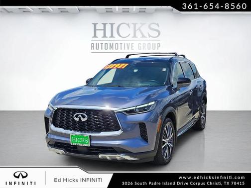 Moonbow Blue / Black Obsidian 2022 INFINITI QX60 AUTOGRAPH