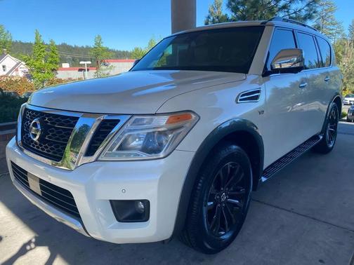 Pearl White 2017 Nissan Armada Platinum