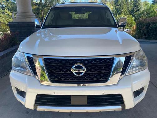 Pearl White 2017 Nissan Armada Platinum