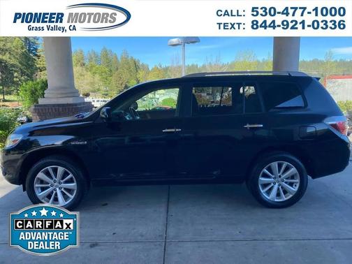 Black 2008 Toyota Highlander Hybrid Limited