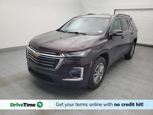 Black Cherry Metallic 2022 Chevrolet Traverse LT Cloth