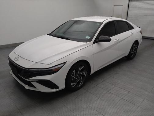 Serenity White 2025 Hyundai ELANTRA Sport