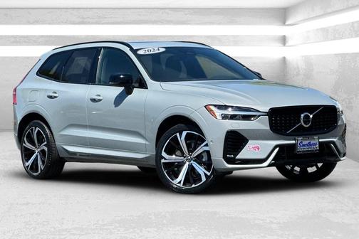 Vapour Grey Metallic 2024 Volvo XC60 Recharge Plug-In Hybrid T8 Ultimate Dark Theme