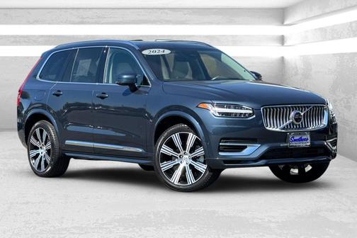 Denim Blue Metallic 2024 Volvo XC90 Recharge Plug-In Hybrid T8 Ultimate 6-Seater