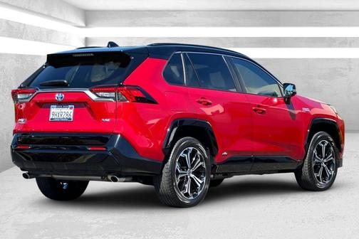 Supersonic Red/Midnight Black Metallic 2023 Toyota RAV4 Prime XSE