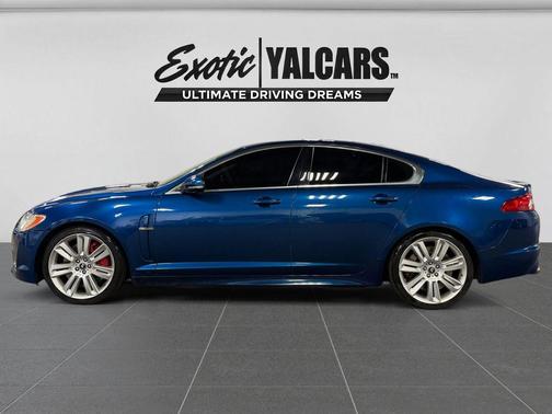 Blue 2011 Jaguar XF R