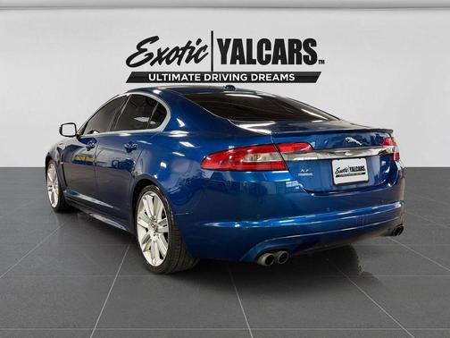 Blue 2011 Jaguar XF R
