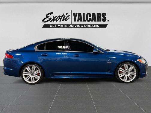 Blue 2011 Jaguar XF R