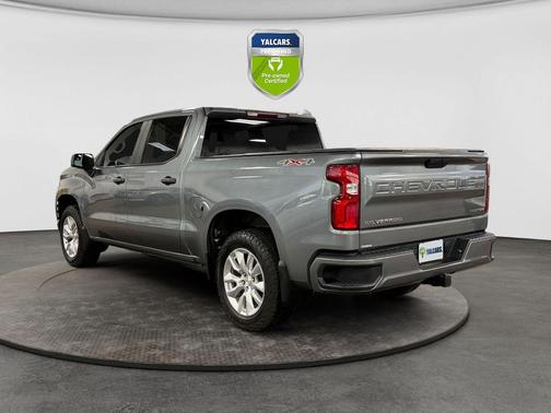Satin Steel Metallic 2021 Chevrolet Silverado 1500 Custom