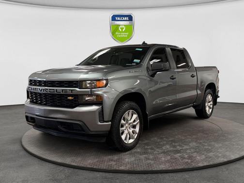 Satin Steel Metallic 2021 Chevrolet Silverado 1500 Custom