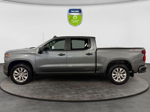 Satin Steel Metallic 2021 Chevrolet Silverado 1500 Custom