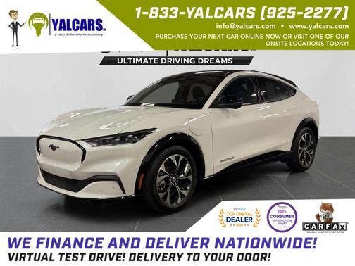 Star White Metallic Tri-Coat 2021 Ford Mustang Mach-E Premium