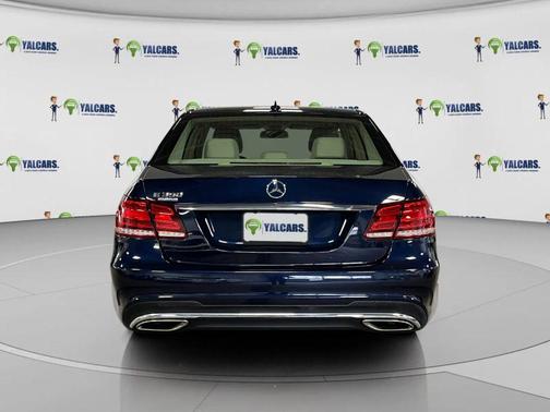 Blue 2015 Mercedes-Benz E-Class E 350 Sedan 4D