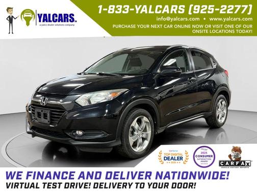 Crystal Black Pearl 2017 Honda HR-V EX-L w/Navigation