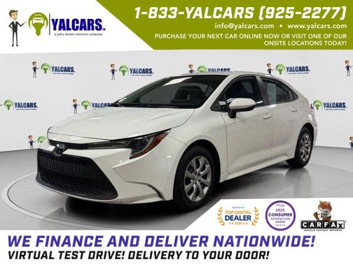 White 2022 Toyota Corolla LE