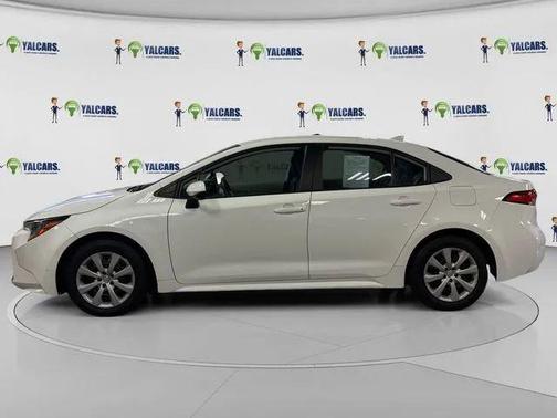 White 2022 Toyota Corolla LE