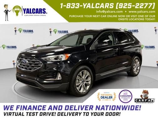 Agate Black Metallic 2019 Ford Edge Titanium