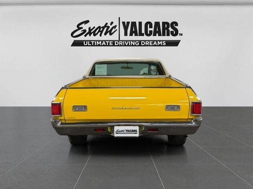 Yellow 1971 Chevrolet El Camino Base