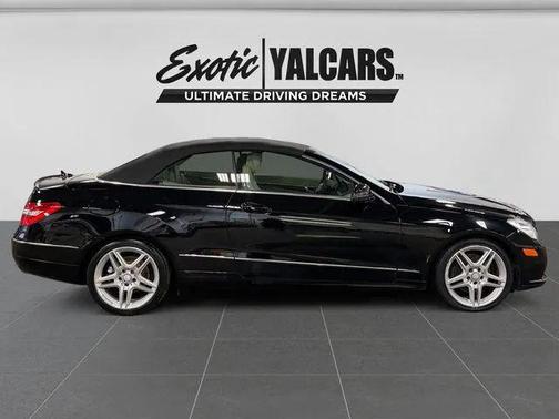 Black 2011 Mercedes-Benz E-Class E 350 Convertible 2D