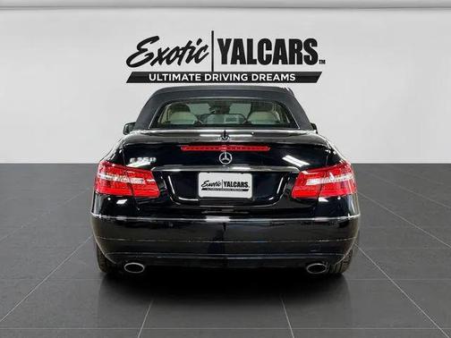 Black 2011 Mercedes-Benz E-Class E 350 Convertible 2D