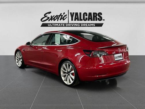 Red Multi-Coat 2018 Tesla Model 3 Standard