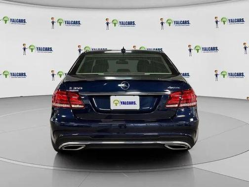 Blue 2015 Mercedes-Benz E-Class E 350 4MATIC Sedan 4D