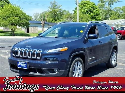 True Blue Pearlcoat 2016 Jeep Cherokee Latitude