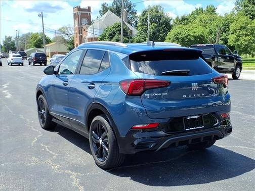 Ocean Blue Metallic 2025 Buick Encore GX Sport Touring