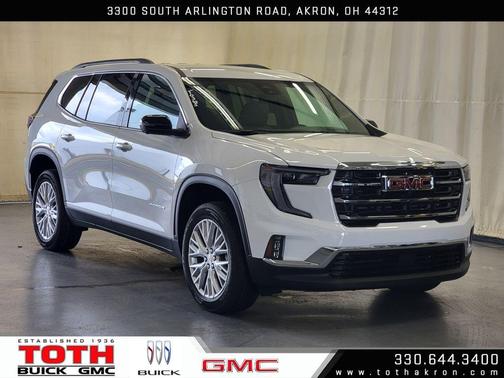 Summit White 2026 GMC Acadia Elevation