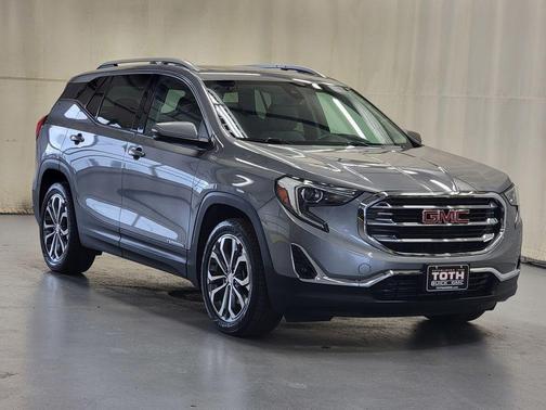 Satin Steel Metallic 2019 GMC Terrain SLT