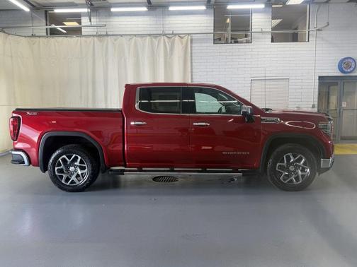 Volcanic Red 2024 GMC Sierra 1500 SLT