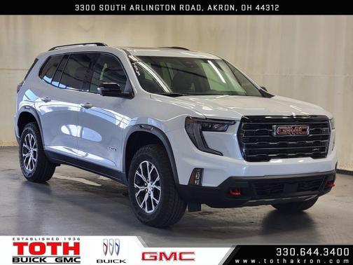 Glacier White 2026 GMC Acadia AT4