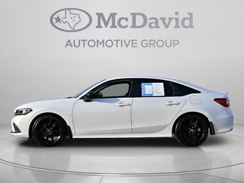 Platinum White Pearl 2024 Honda Civic Sport