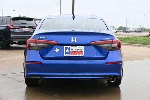 Aegean Blue Metallic 2023 Honda Civic Sport