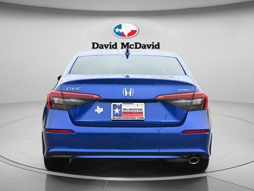 Aegean Blue Metallic 2023 Honda Civic Sport