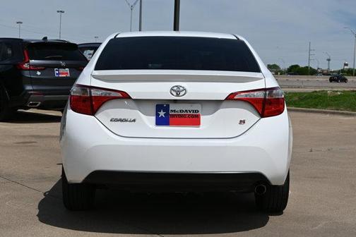 Super White 2016 Toyota Corolla S Plus