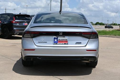Solar Silver Metallic 2026 Honda Accord Hybrid Sport-L