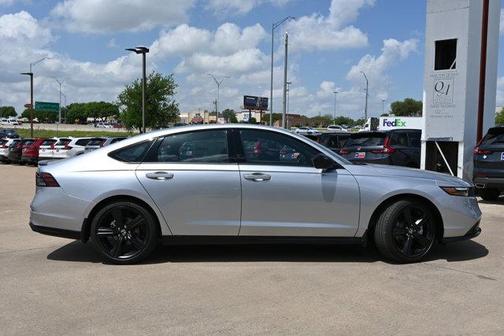 Solar Silver Metallic 2026 Honda Accord Hybrid Sport-L