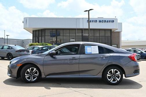 Modern Steel Metallic 2017 Honda Civic LX