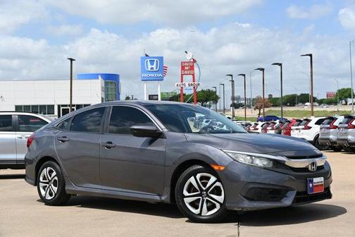 Modern Steel Metallic 2017 Honda Civic LX