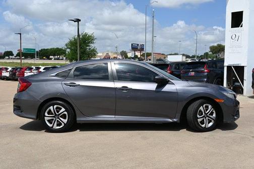 Modern Steel Metallic 2017 Honda Civic LX