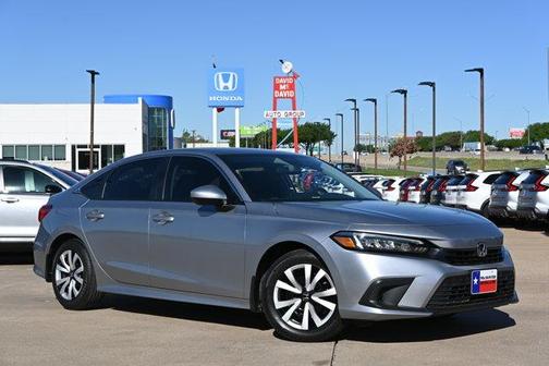 Lunar Silver Metallic 2023 Honda Civic LX