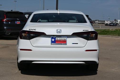 Platinum White Pearl 2026 Honda Civic Hybrid
