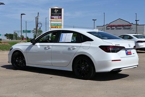 Platinum White Pearl 2026 Honda Civic Hybrid