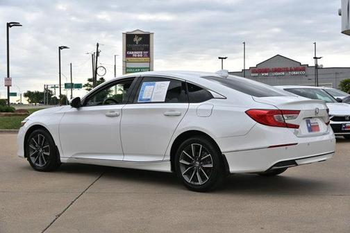 White 2021 Honda Accord EX-L