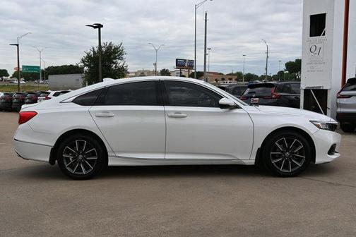 White 2021 Honda Accord EX-L