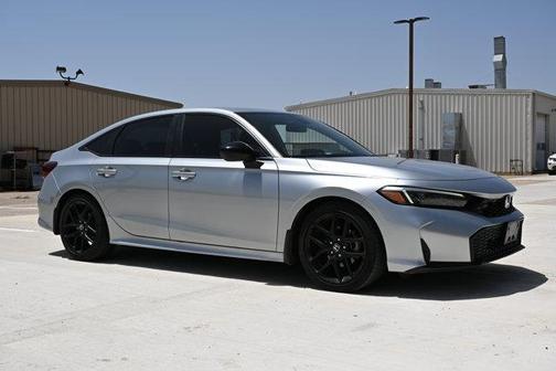 Solar Silver Metallic 2025 Honda Civic Sport